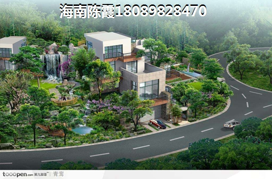 海南三亚70万一套的海景房，鹿港溪山适合长期居住